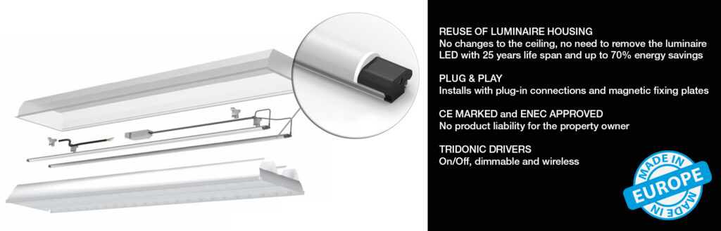 Welight REFIT with LEDline profile+USP